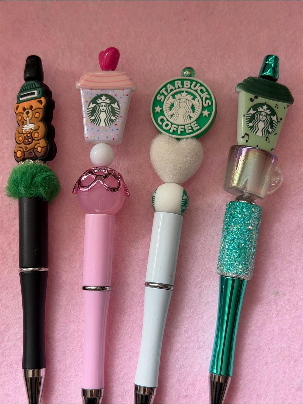 Coffee Theme Pens 4pc w/refills